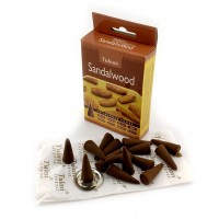 Sandalwood Premium Incense Cones (Сандал)(Tulasi) Конусы Sandalwood Premium Incense Cones (Сандал)(Tulasi) Конусы