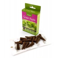 Green Apple Incense Cones (Зеленое Яблоко)(Tulasi) Конусы