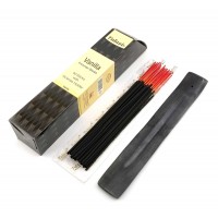 Vanilla 40 Stiks with Incense Holder (Благовония  40 штук  с деревянной подставкой)(Tulasi)