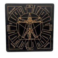 Таблица для работы с маятником Магические воздействия темная (26×26×0,8 см) Таблица для работы с маятником Магические воздействия темная (26×26×0,8 см)