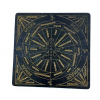 Таблица для работы с маятником Чакровая темная (26×26×0,8 см) Таблица для работы с маятником Чакровая темная (26×26×0,8 см)