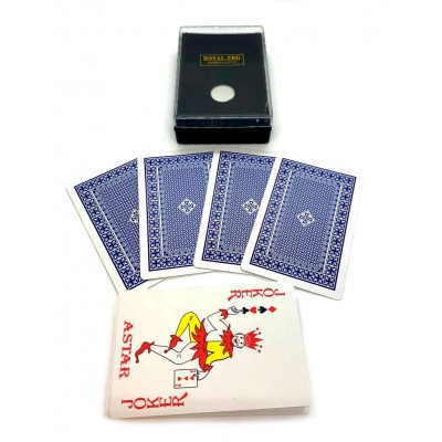 Карты игральные пластиковые Royal синяя рубашка