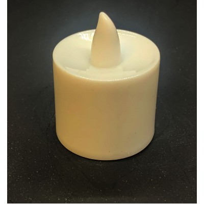 Свеча белая с Led подсветкой (4х3,5х3,5 см) Свеча белая с Led подсветкой (4х3,5х3,5 см)