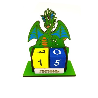 Вечный календарь Дракон (  165х145х60 мм)