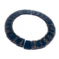 Руны Скандинавские темные, 25 рун (2,9×2,4×0,7 см) ,массив дерева Руны Скандинавские темные, 25 рун (2,9×2,4×0,7 см) ,массив дерева