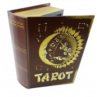 Шкатулка Таро (19,5х14х6 см),для хранения карт таро коричневая