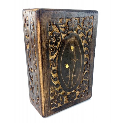 Шкатулка из мангового дерева ( 17.5х11.5х6 см)