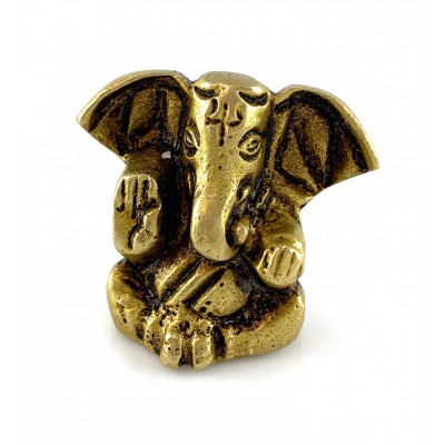 Ганеша бронзовый (3,2х 3,2х 1,6 см)