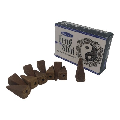 Feng Shui Backflow Dhoop Cone (Фен Шуй)(Satya) 10 конусов в упаковке Feng Shui Backflow Dhoop Cone (Фен Шуй)(Satya) 10 конусов в упаковке