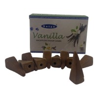 Vanilla Backflow Dhoop Cone (Ваниль)(Satya) 10 конусов в упаковке