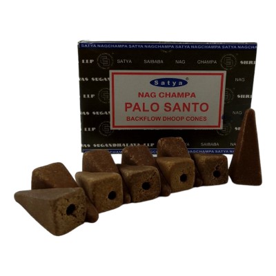 Palo Santo Backflow Cones (Пало Санто)(Satya) 10 конусов в упаковке Palo Santo Backflow Cones (Пало Санто)(Satya) 10 конусов в упаковке