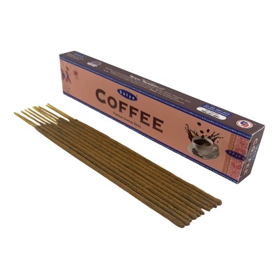 Coffee premium incence sticks (Кофе)(Satya) пыльцовое благовоние 15 гр. Coffee premium incence sticks (Кофе)(Satya) пыльцовое благовоние 15 гр.
