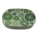Набор для ванной керамический Зеленые круги Набор для ванной керамический Зеленые круги