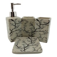 Набор для ванной керамический Белая Сакура Набор для ванной керамический Белая Сакура