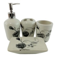 Набор для ванной керамический Маки Набор для ванной керамический Маки