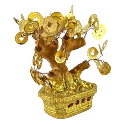 Денежное дерево Монетный Бонсай: путь к обогащению (15х9х7 см)