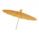 Зонтик из бамбука и шелка желтый ( 55х 82 см) Зонтик из бамбука и шелка желтый ( 55х 82 см)