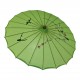 Зонтик из бамбука и шелка зеленый ( 55х 82 см) Зонтик из бамбука и шелка зеленый ( 55х 82 см)