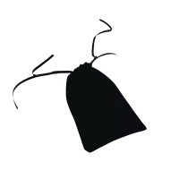 Мешочек черный для хранения рун, маятников,обрегов (20х12 см)