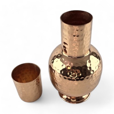 Графин со стаканом из меди (19,5х 10.3х 7.4 см)