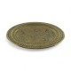 Тарелка бронзовая настенная ( d-23,5; h-0.7 см)
