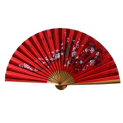 Веер настенный Фазаны на красном фоне ткань (90х5,8х 157 см) Веер настенный Фазаны на красном фоне ткань (90х5,8х 157 см)