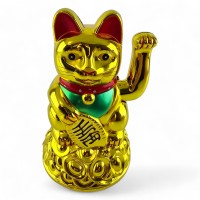 Кошка Манэки-нэко машущая лапой (16х10,8х10,4 см)