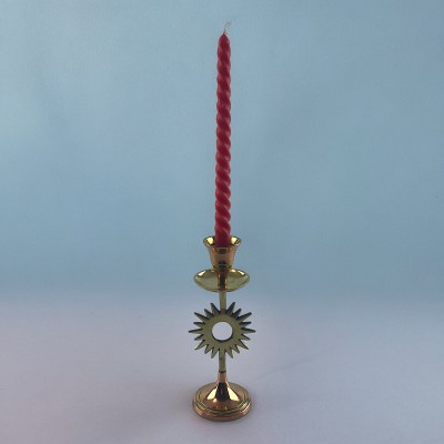 Подсвечник  Солнце латунь с медью ( 16,5х 5,7х 3,5 см)