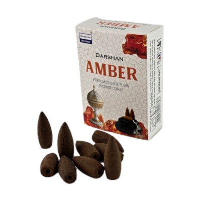 Amber BackFlow Cones (Янтарь)(Darshan)  конусы с обратным потоком