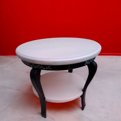 Кофейный, журнальный столик «Прованс» (d-530mm.h-480mm),массив дерева