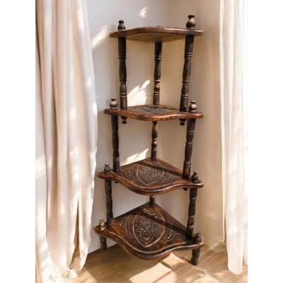 Этажерка из мангового дерева на 4 полки (115х59х42 см) Этажерка из мангового дерева на 4 полки (115х59х42 см)