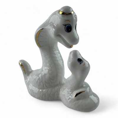 Змеи фарфоровые « Материнская забота» (8,3х8,5х4 см)