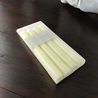 Свечи Снежный шарм набор из 4 штук.(19,5 см)