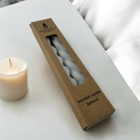 Свечи Ледяной Узор набор из 2 штук. (20 см) Свечи Ледяной Узор набор из 2 штук. (20 см)