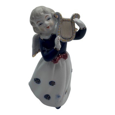 УЦЕНКА. Фигурка ангела с арфой Небесная симфония (14,6х7 см)