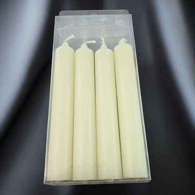 Свечи Снежный шарм набор из 4 штук.(15 см) Свечи Снежный шарм набор из 4 штук.(15 см)