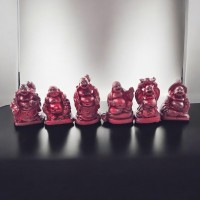 Хотеи каменная крошка набор (6шт) коричневые