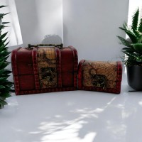 Сундучки набор 2 шт. (8,8х12,5х9,3 см 6х8,8х5,7 см)