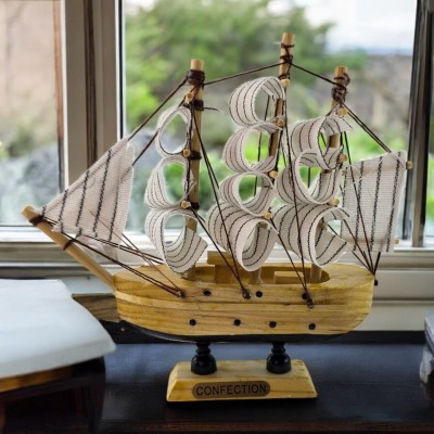 Модель парусника на подставке Морская мечта (14х12,5х3,3 см)