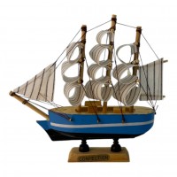 Модель парусника на подставке Морская мечта (14х12,5х3,3 см)