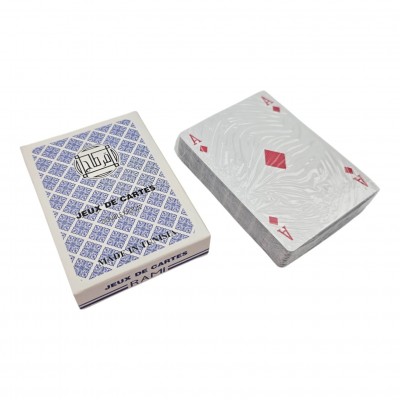Карты игральные синяя рубашка Jeux De Cartes RAMI 