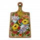 Доска кухонная «Тепло Солнца» ручная роспись (36,5х 19.5х 1.5 см)