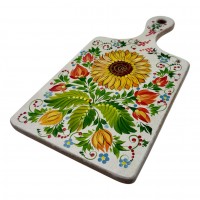 Доска кухонная «Летний узор» ручная роспись (36,5х 19.5х 1.5 см) Доска кухонная «Летний узор» ручная роспись (36,5х 19.5х 1.5 см)