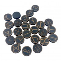 Руны Скандинавские круглые, темные, 25 рун (d-3,1 см ,h-0,7 см) массив дерева Руны Скандинавские круглые, темные, 25 рун (d-3,1 см ,h-0,7 см) массив дерева