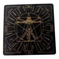 Таблица для работы с маятником Магические воздействия темная на английском языке (18х18х0,4 см) Таблица для работы с маятником Магические воздействия темная на английском языке (18х18х0,4 см)