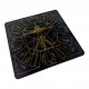 Таблица для работы с маятником Магические воздействия темная на английском языке (18х18х0,4 см)