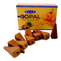 Copal Backflow Dhoop Cone (Янтарь)(Satya) 10 конусов в упаковке