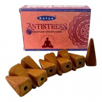 Antistress Backflow  Dhoop Cone (Антистресс)(Satya) 10 конусов в упаковке