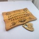 Спиритическая доска OUIJA Эксклюзивная светлая, на английском языке (46×29×1,8см),резная,массив д Спиритическая доска OUIJA Эксклюзивная светлая, на английском языке (46×29×1,8см),резная,массив д