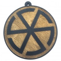 Оберег Громовик,темный (d-9 см) дерево.